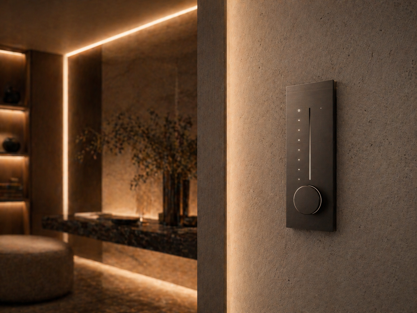 Smart architectural fixture control system